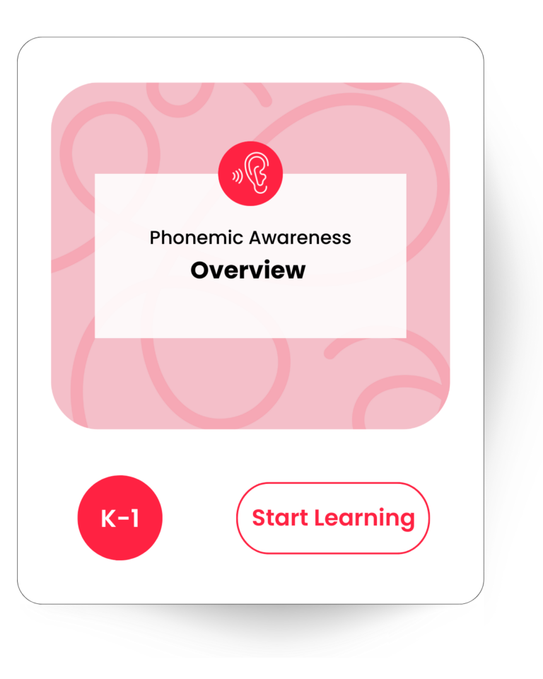 Phonemic Awareness Overview