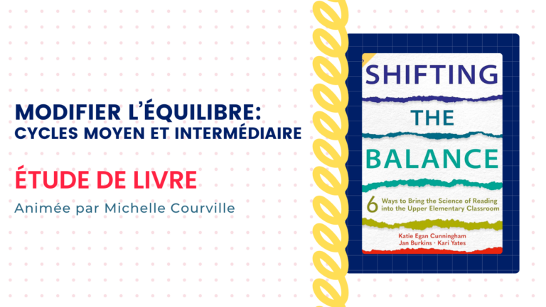 Modifier l’équilibre: cycles moyen et intermédiaire – Étude de livre