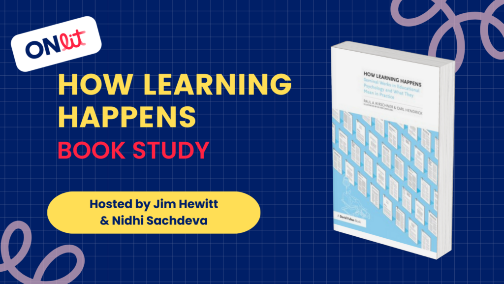 How Learning Happens Book Study