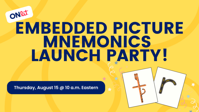 Embedded Picture Mnemonics Launch Party!