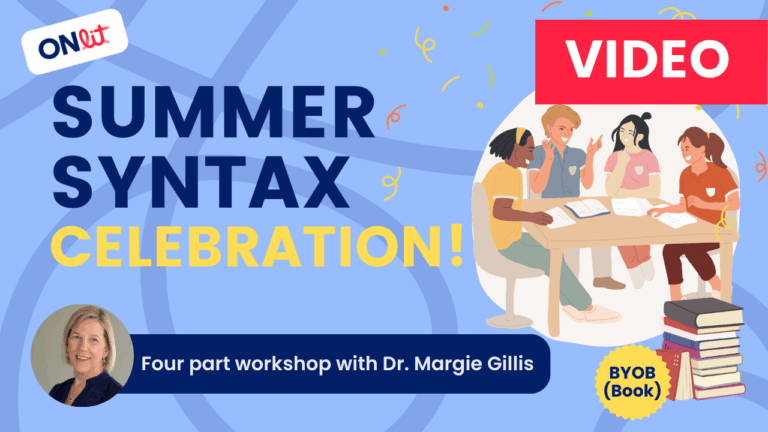 Summer Syntax Celebration Video series by ONlit