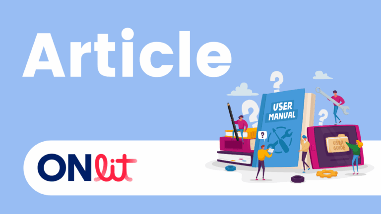 Icon to illustrate that this is in the article category of resource library.