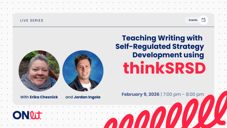 Teaching Writing with Self-Regulated Strategy Development using thinkSRSD