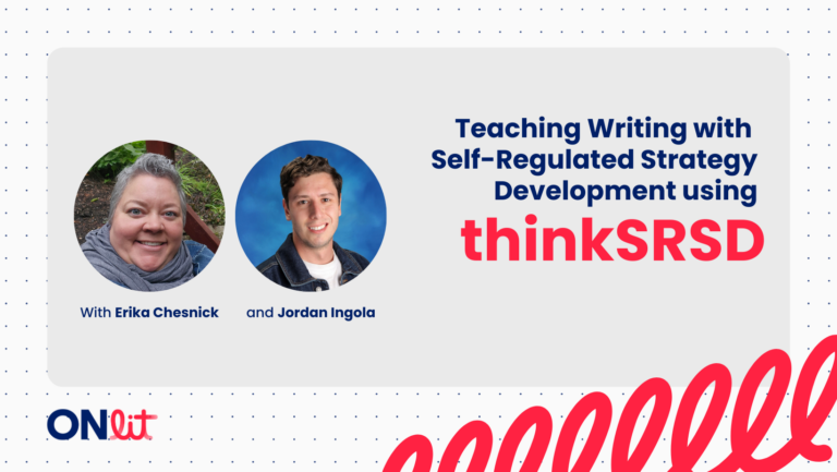 Teaching Writing with Self-Regulated Strategy Development using thinkSRSD