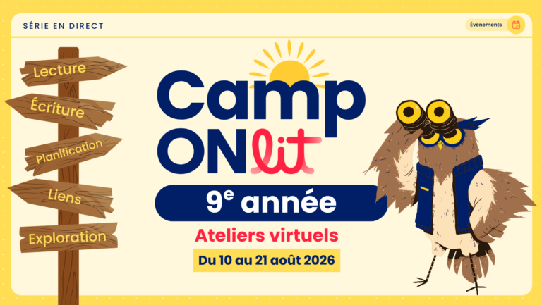 Camp ONlit - 9e année