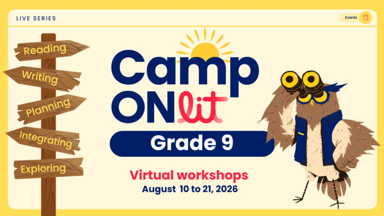 Camp ONlit - Grade 9
